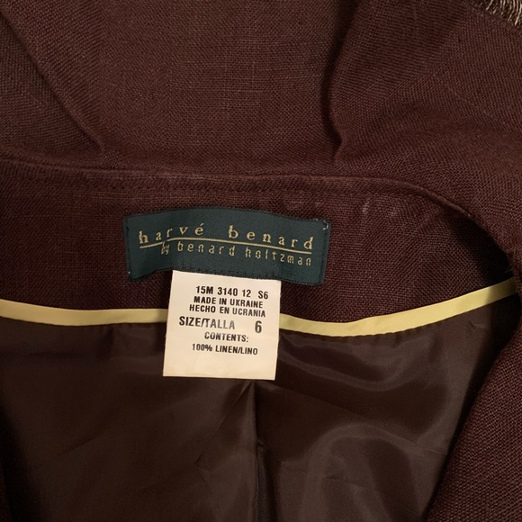 harvé benard by benard holtzman jacket size 6 - Picture 3 of 3